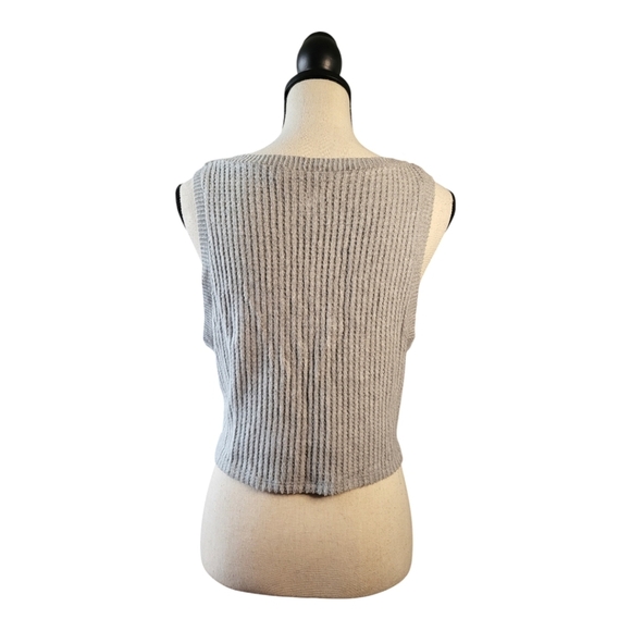 💕Pacsun waffle knit cropped sweater vest tank - Picture 3 of 6